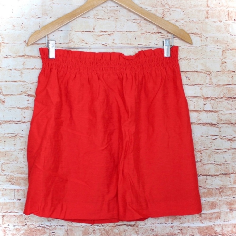 J. Crew Vibrant Red Skirt